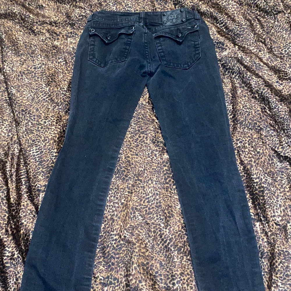 Size 31 Black skinny low rise miss me jeans